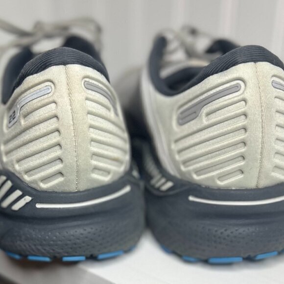 MEN'S BROOKS ADRENALINE GTS 22 Size 9 in Grey & Blue - Picture 2 of 7